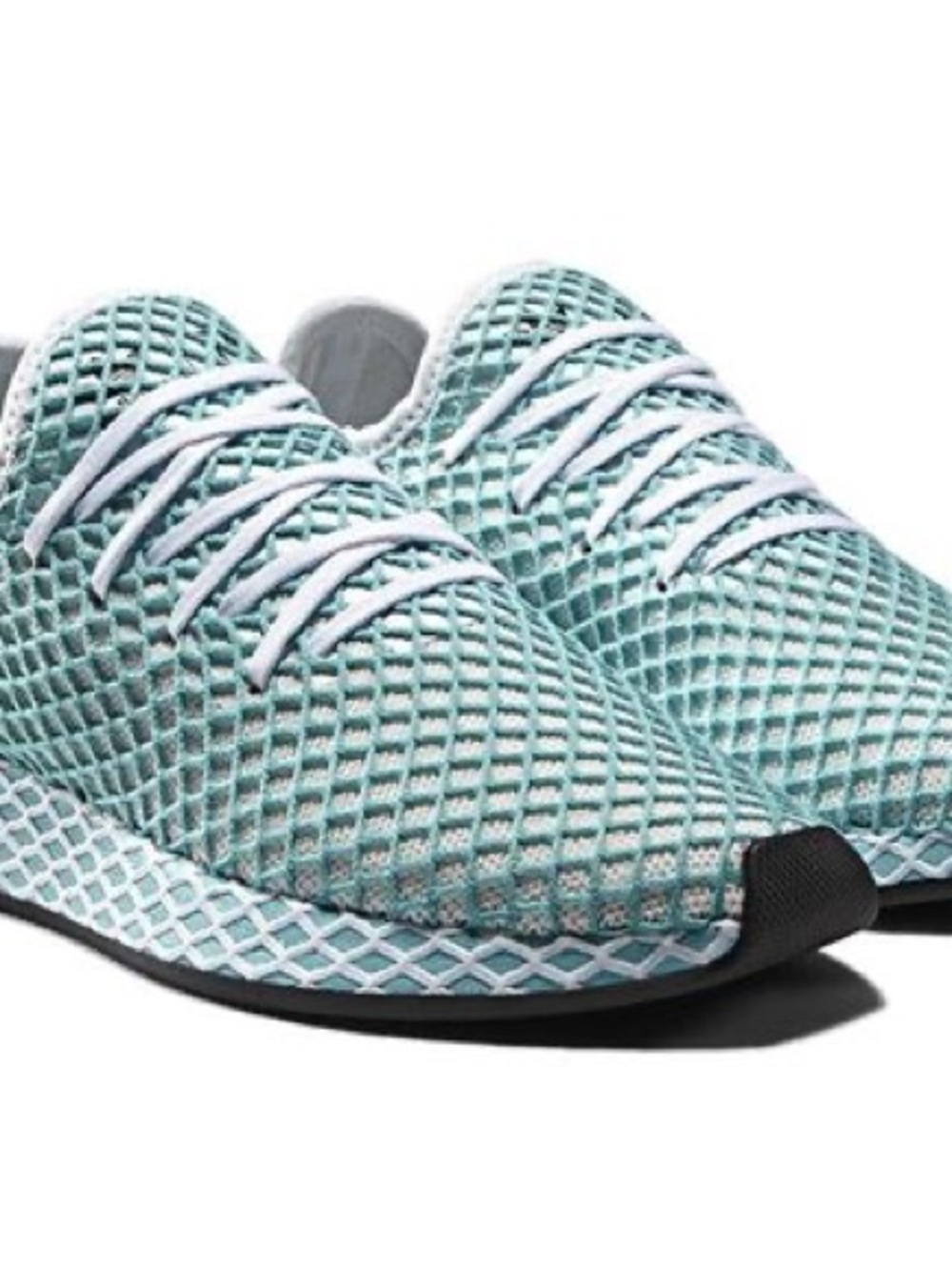 Adidas White and Black Deerupt Runner Box Label